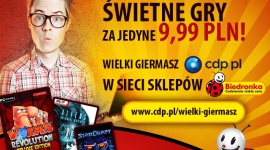 Wielki Giermasz CDP.pl w sklepach Biedronka BIZNES, Kultura - Największy Giermasz w historii CDP.pl (dawniej CD Projekt) odbędzie się w sieci sklepów Biedronka i rozpocznie 10 lutego. „Giermasz” to regularnie organizowana przez Spółkę z Grupy CD PROJEKT, akcja w ramach której oferowany jest szeroki wybór gier w bardzo atrakcyjnych cenach.