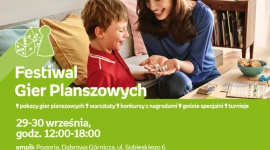 Festiwal Gier Planszowych w Empiku Pogoria BIZNES, Kultura - Premiery i nowości, hity sezonu i absolutne klasyki – setki planszówek będzie można przetestować uczestnicząc w niejednej rozgrywce podczas Festiwalu Gier Planszowych 29 i 30 września w Empiku w CH Pogoria w Dąbrowie Górniczej! Czekamy na Was od godziny 12:00 do 18:00.